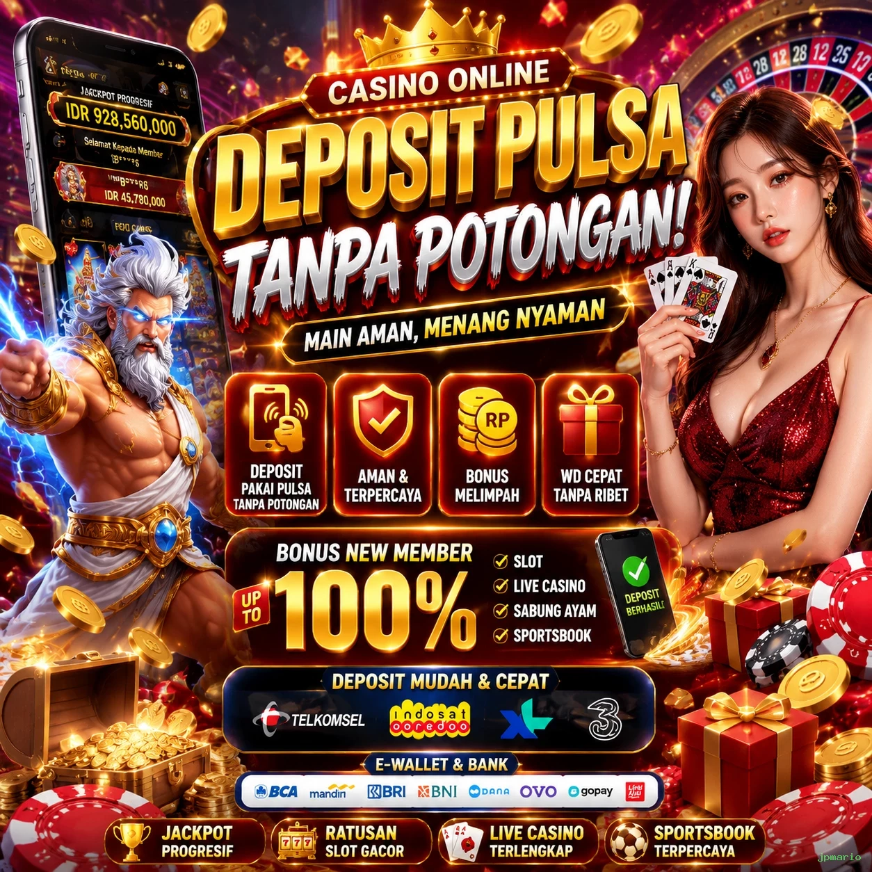 Ikon aplikasi jpmario resmi